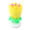 Lotus Music Birthday Candle